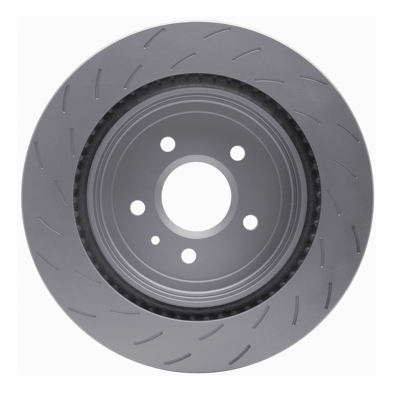 Chevrolet Corvette Brake Rotor (1) - Rear - R1 Concepts - Slotted GeoSPEC - 2014